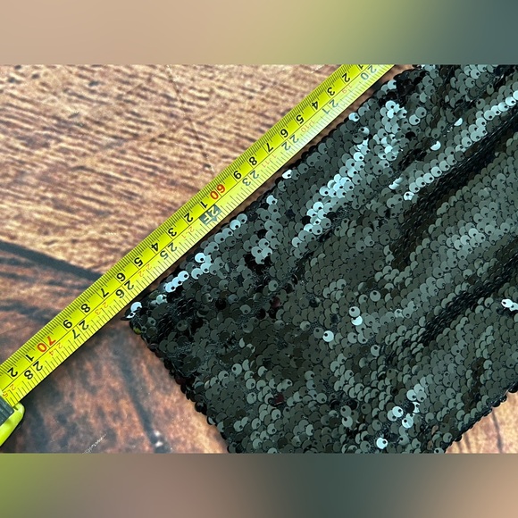 Francesca's Black Zoe Sequin Joggers Size S‎ - Picture 12 of 12